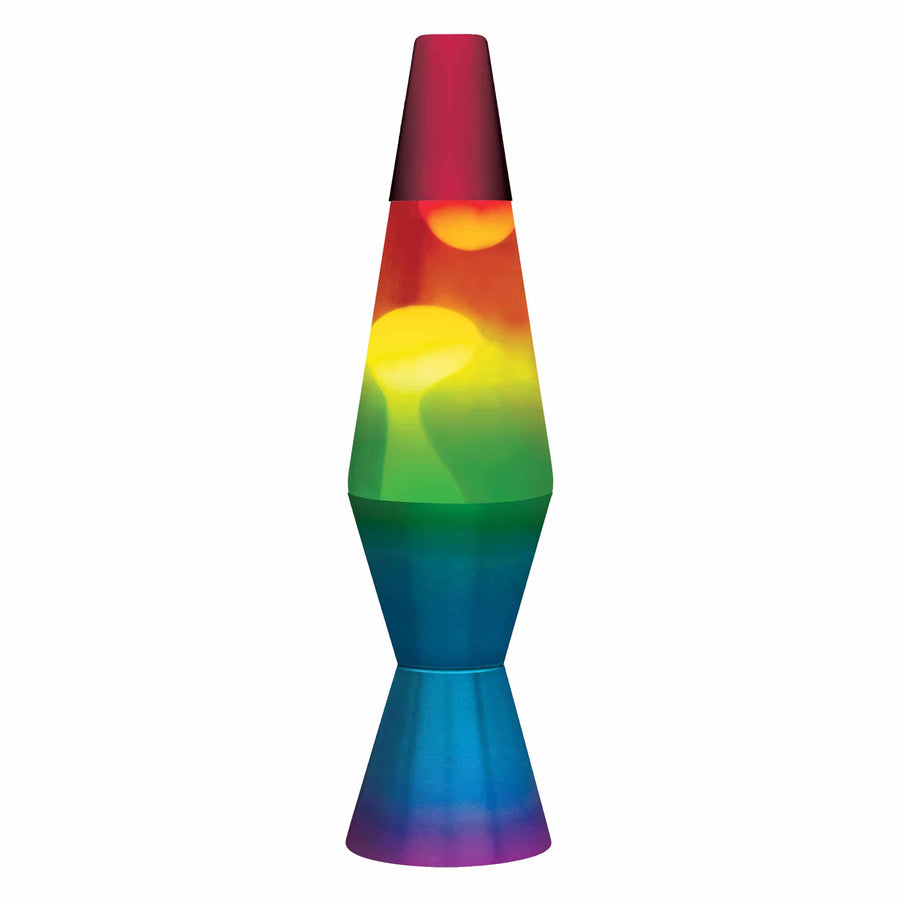 11.5″ LAVA LAMP RAINBOW – WHITE/TRICOLOR G5