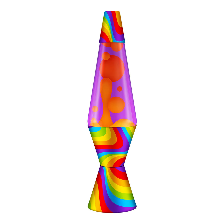 14.5″ LAVA LAMP FLOWING COLOR BANDS H5
