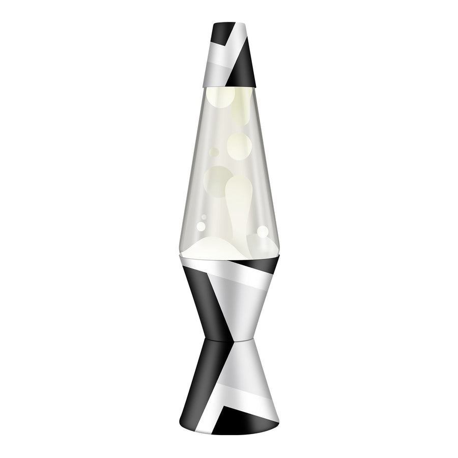 14.5″ LAVA LAMP POLYGONAL WHITE TONE M9