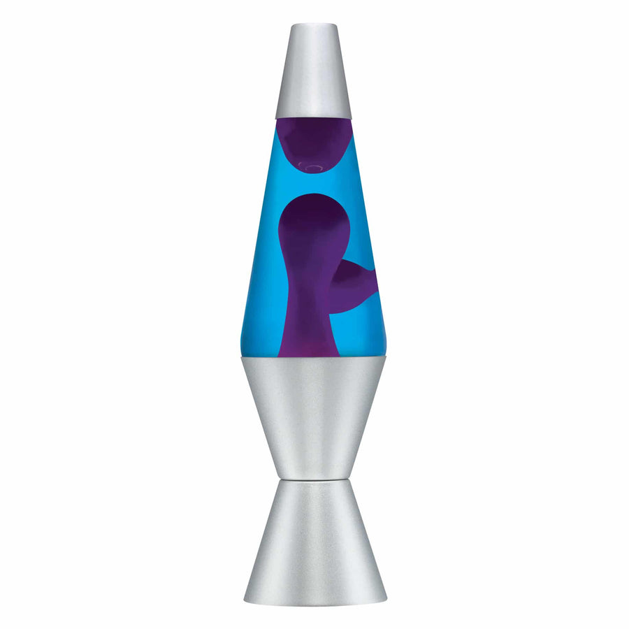 14.5″ LAVA LAMP – PURPLE/BLUE/SILVER J5