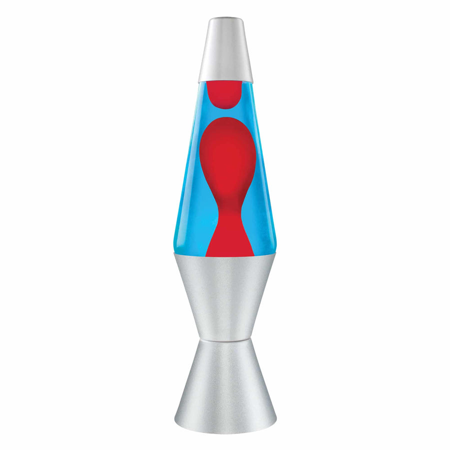 14.5″ LAVA LAMP – RED/BLUE/SILVER B5