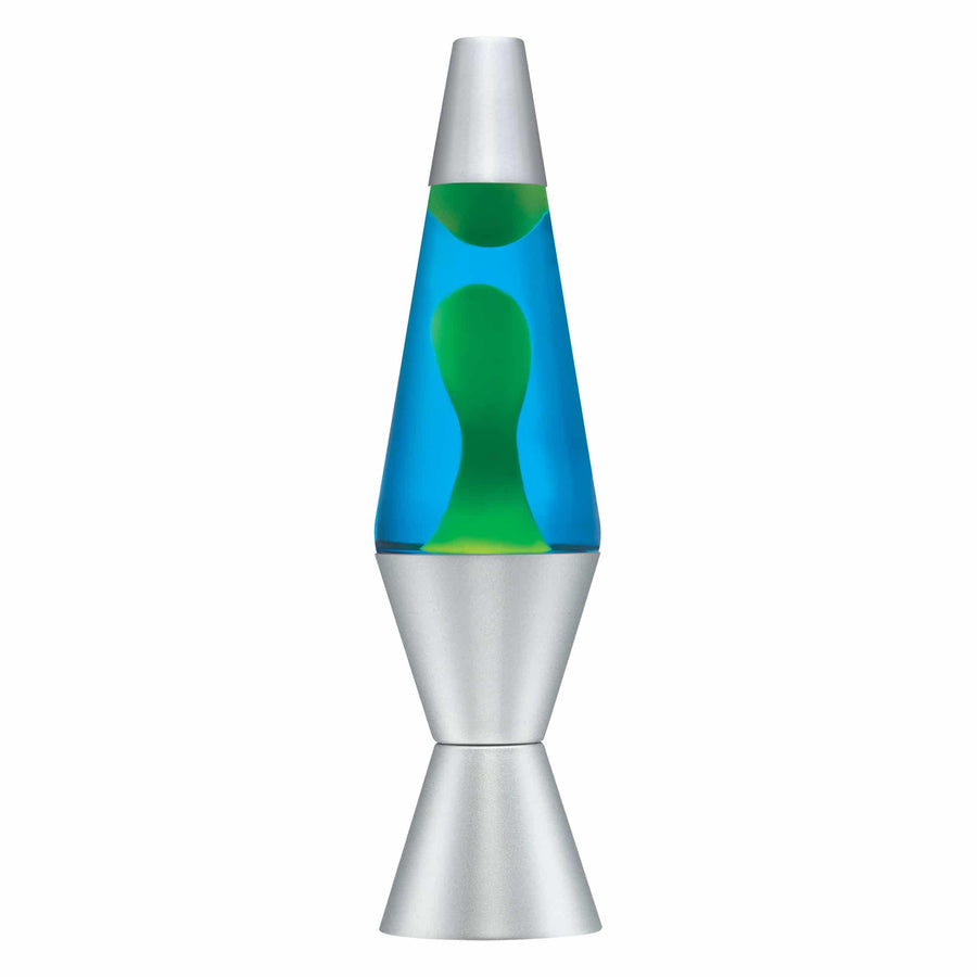14.5” LAVA LAMP – YELLOW/BLUE/SILVER N4