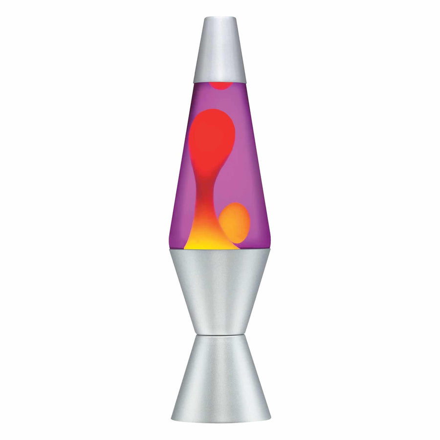 14.5” LAVA LAMP – YELLOW/PURPLE/SILVER A2