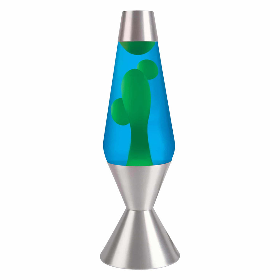 16.3″ LAVA LAMP – YELLOW/BLUE/SILVER M1