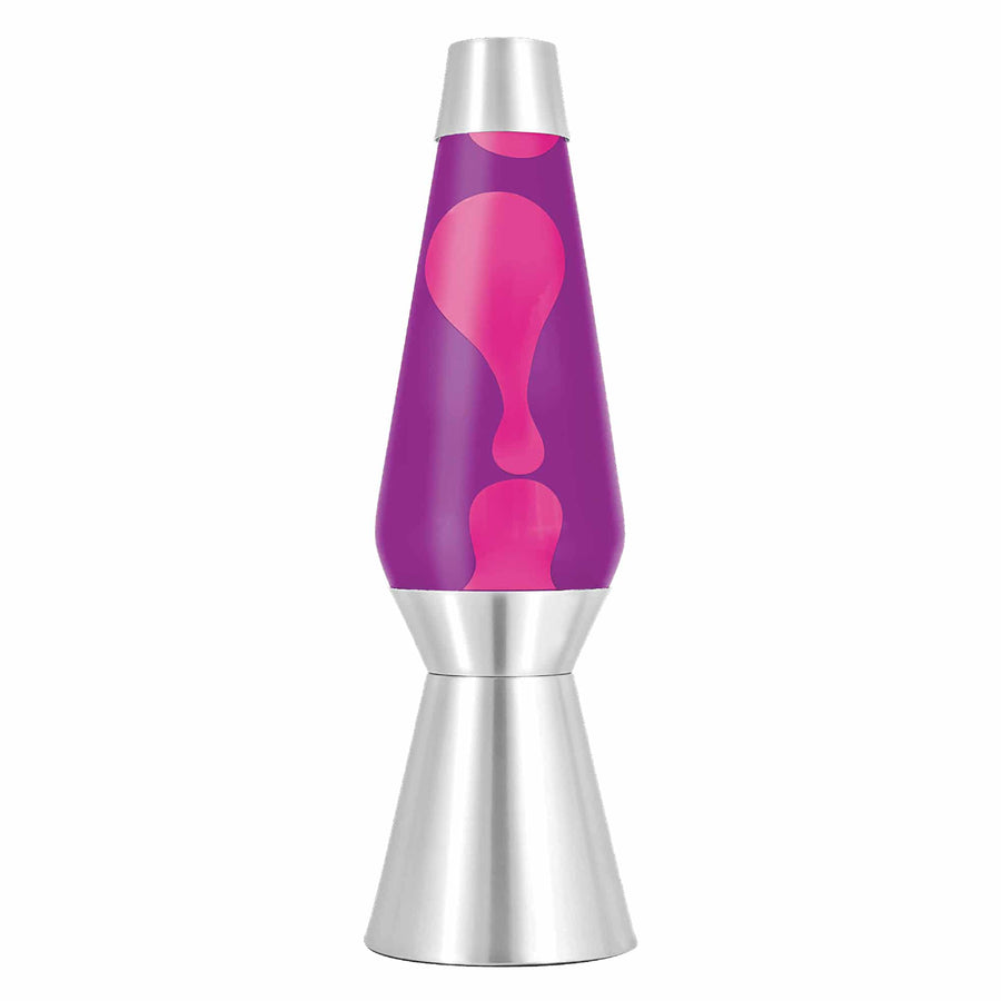 27″ LAVA LAMP GRANDE – PINK/PURPLE/SILVER W7