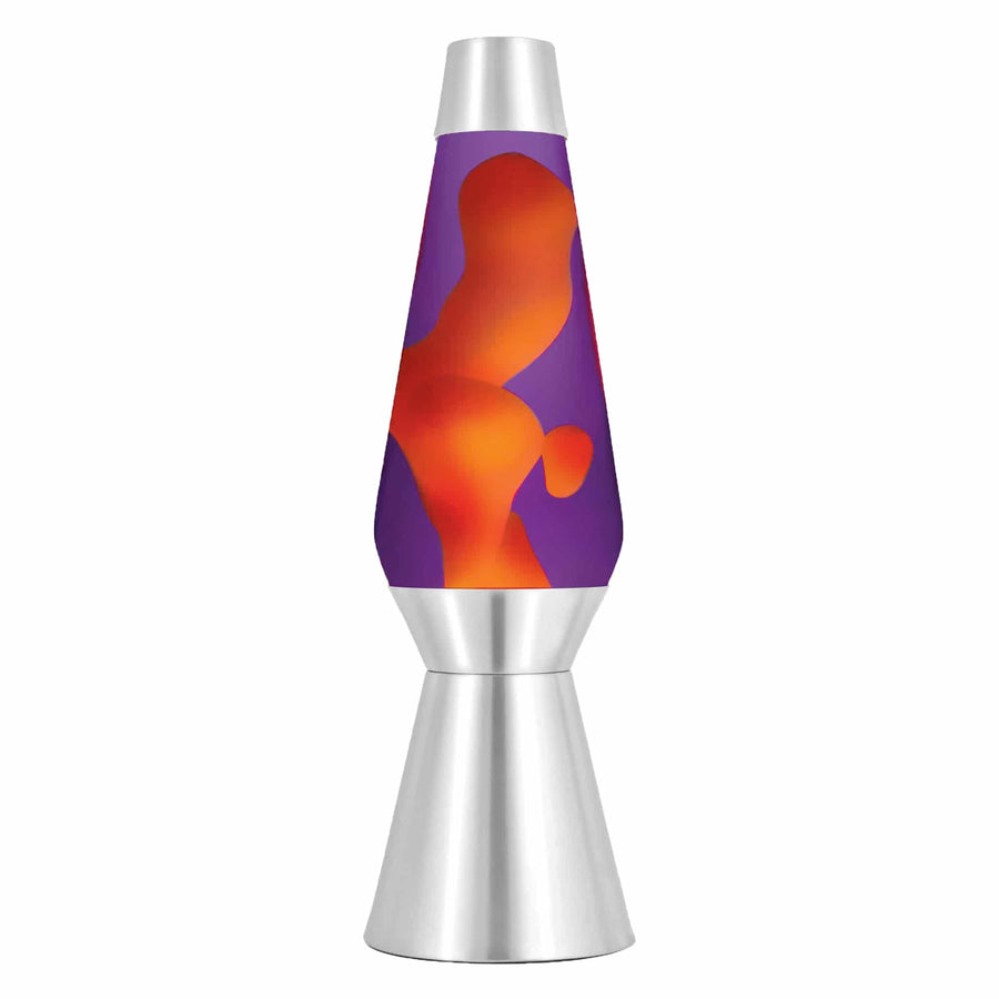 27″ LAVA LAMP GRANDE – YELLOW/PURPLE/SILVER B2